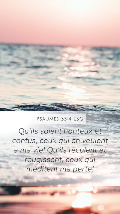 Psaumes 35:4 LSG Bible Verse Image