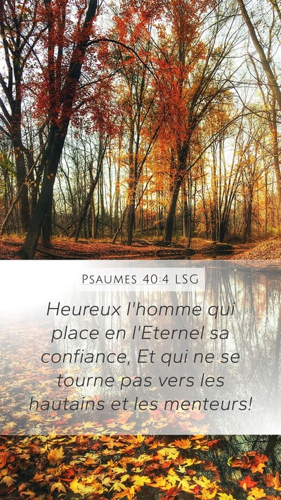 Psaumes 40:4 LSG Bible Verse Image