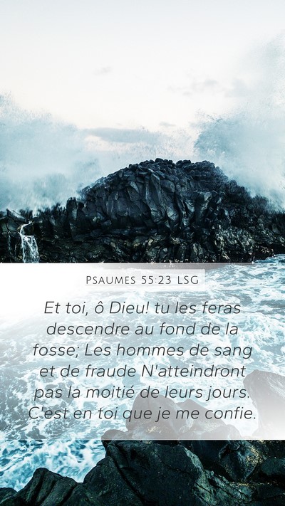 Psaumes 55:23 LSG Bible Verse Image