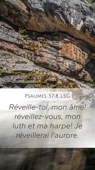 Psaumes 57:8 LSG Bible Verse Image