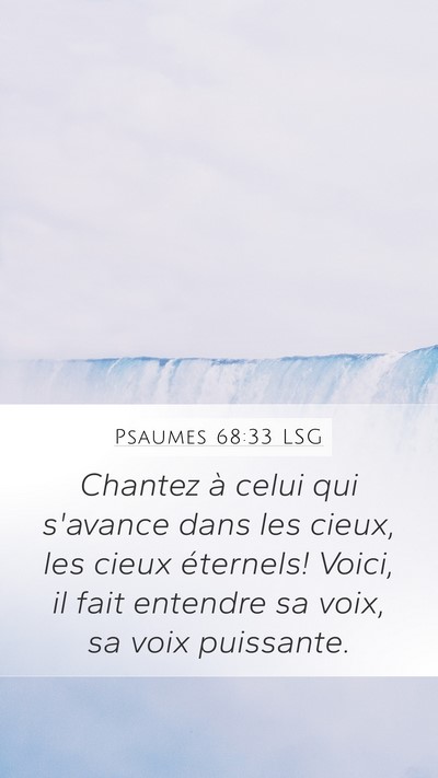 Psaumes 68:33 LSG Bible Verse Image