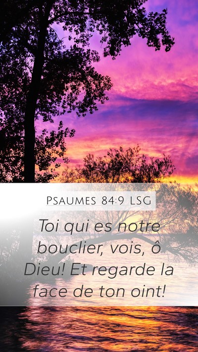 Psaumes 84:9 LSG Bible Verse Image