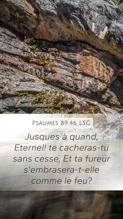 Psaumes 89:46 LSG Bible Verse Image