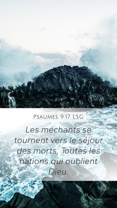 Psaumes 9:17 LSG Bible Verse Image