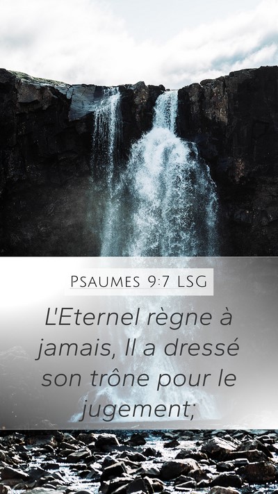 Psaumes 9:7 LSG Bible Verse Image