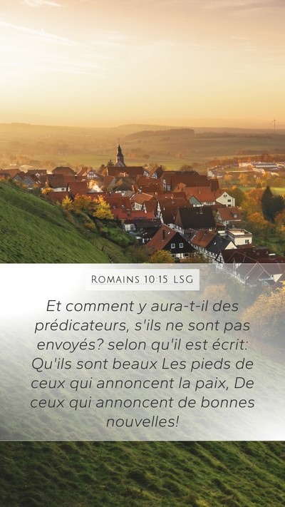 Romains 10:15 LSG Bible Verse Image