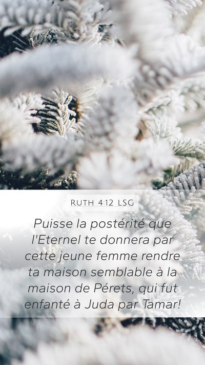 Ruth 4:12 LSG Bible Verse Image