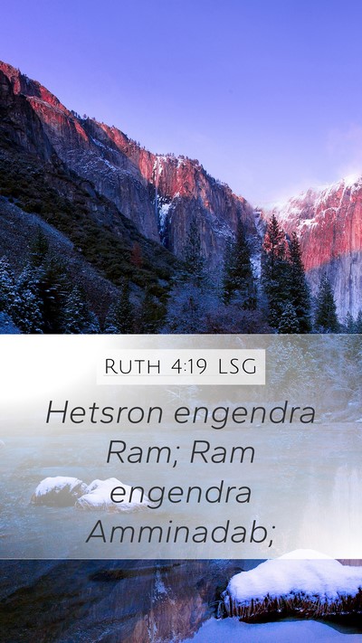 Ruth 4:19 LSG Bible Verse Image