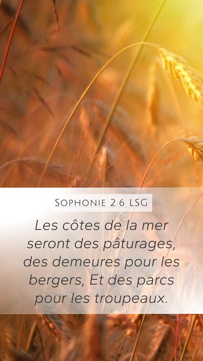 Sophonie 2:6 LSG Bible Verse Image