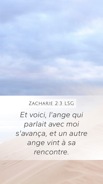 Zacharie 2:3 LSG Bible Verse Image