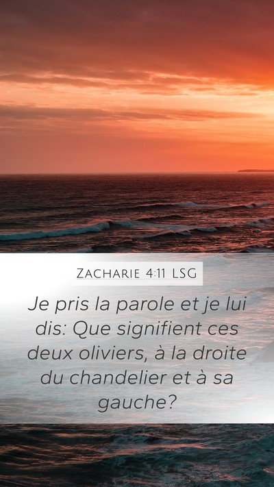 Zacharie 4:11 LSG Bible Verse Image
