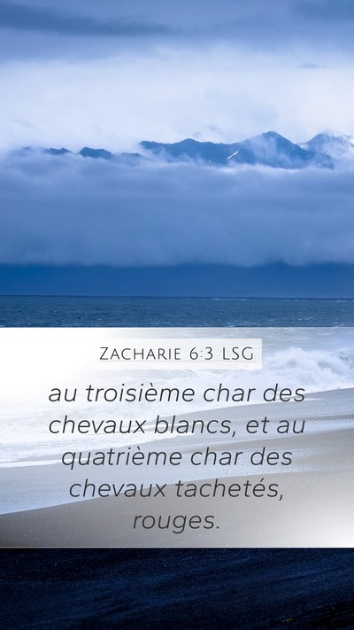 Zacharie 6:3 LSG Bible Verse Image