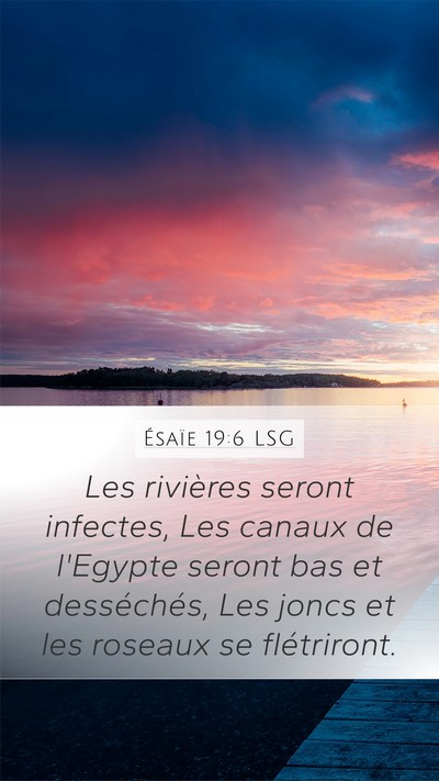 Ésaïe 19:6 LSG Bible Verse Image