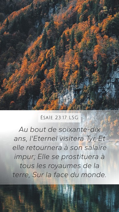 Ésaïe 23:17 LSG Bible Verse Image