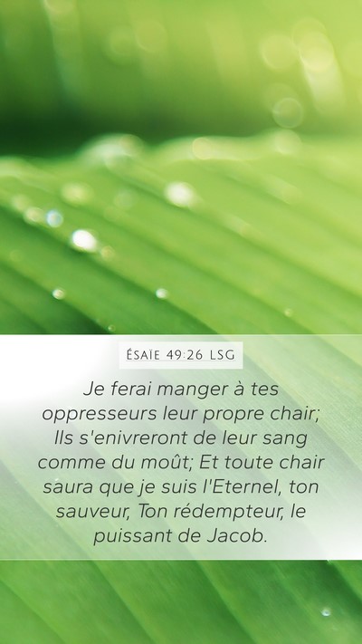 Ésaïe 49:26 LSG Bible Verse Image
