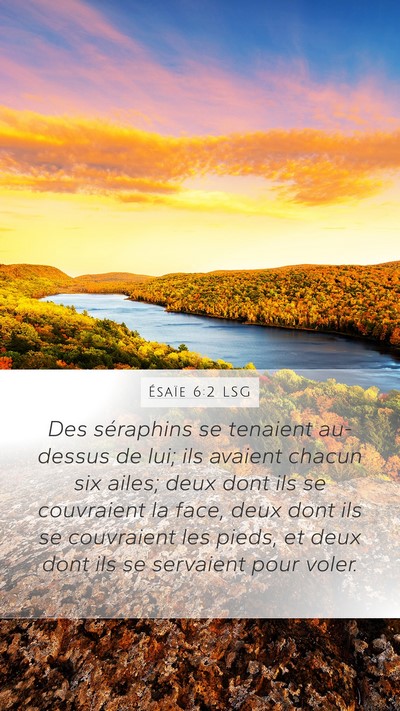 Ésaïe 6:2 LSG Bible Verse Image