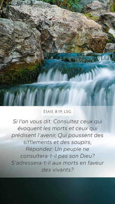 Ésaïe 8:19 LSG Bible Verse Image