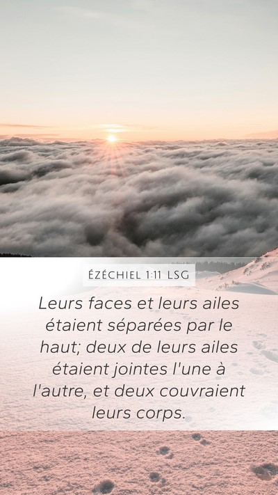 Ézéchiel 1:11 LSG Bible Verse Image