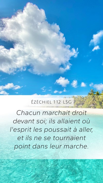 Ézéchiel 1:12 LSG Bible Verse Image