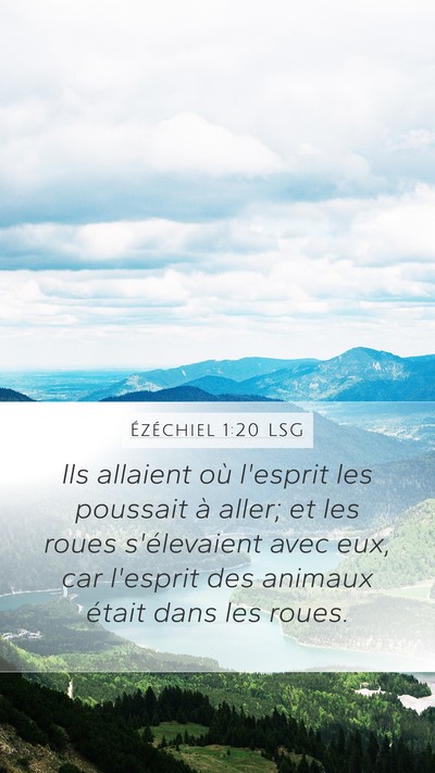 Ézéchiel 1:20 LSG Bible Verse Image