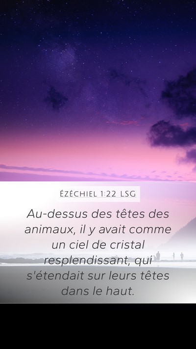 Ézéchiel 1:22 LSG Bible Verse Image
