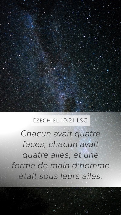 Ézéchiel 10:21 LSG Bible Verse Image