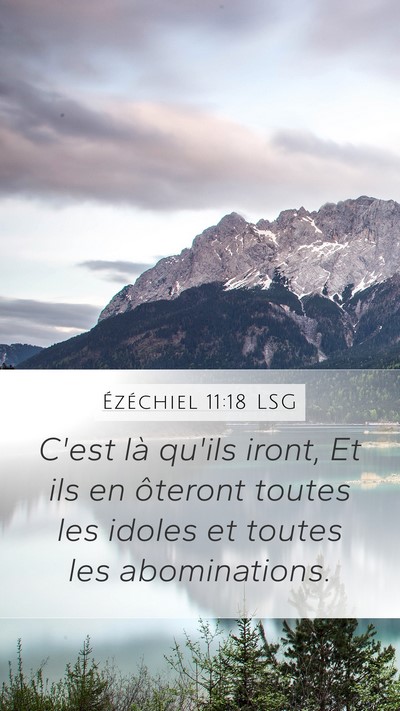 Ézéchiel 11:18 LSG Bible Verse Image