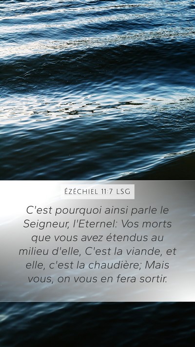 Ézéchiel 11:7 LSG Bible Verse Image