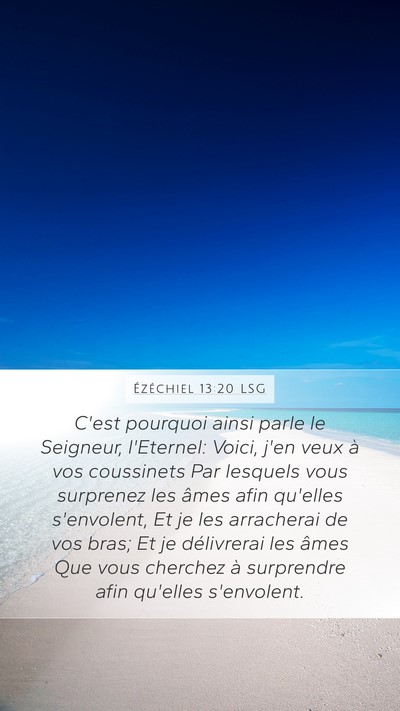Ézéchiel 13:20 LSG Bible Verse Image