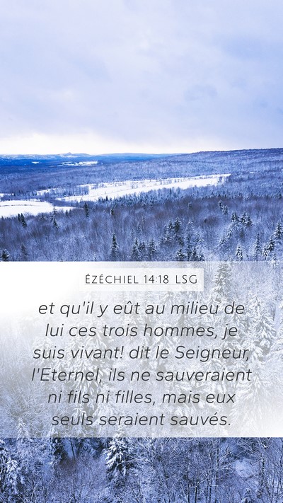 Ézéchiel 14:18 LSG Bible Verse Image