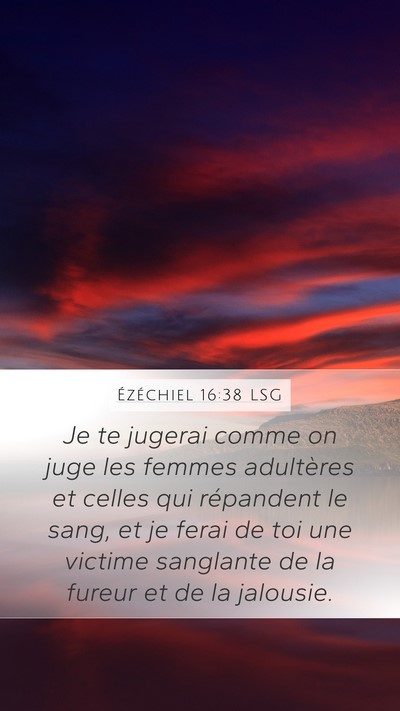 Ézéchiel 16:38 LSG Bible Verse Image