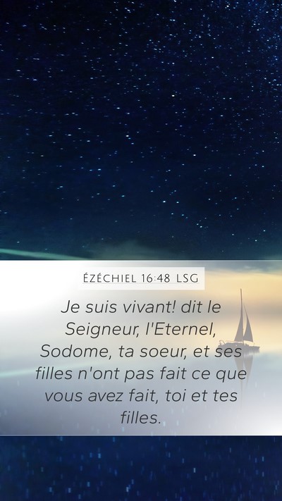 Ézéchiel 16:48 LSG Bible Verse Image