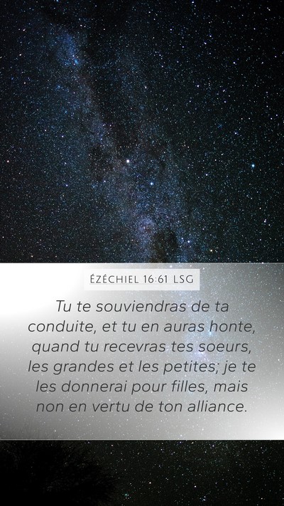 Ézéchiel 16:61 LSG Bible Verse Image