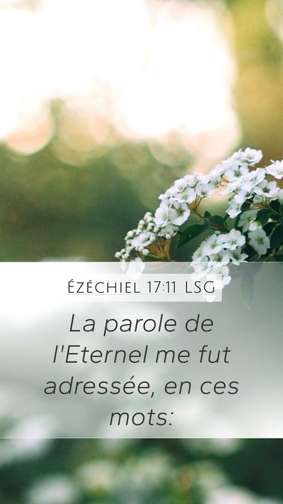 Ézéchiel 17:11 LSG Bible Verse Image