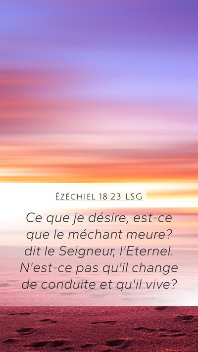 Ézéchiel 18:23 LSG Bible Verse Image