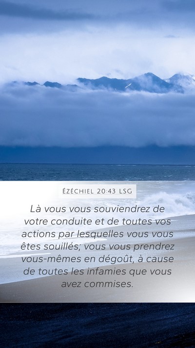 Ézéchiel 20:43 LSG Bible Verse Image