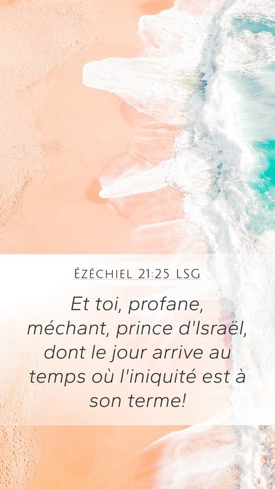 Ézéchiel 21:25 LSG Bible Verse Image