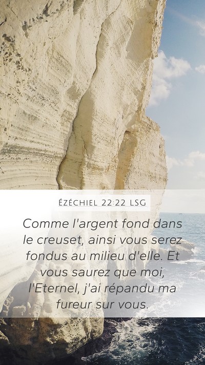 Ézéchiel 22:22 LSG Bible Verse Image