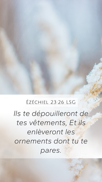 Ézéchiel 23:26 LSG Bible Verse Image