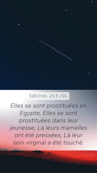Ézéchiel 23:3 LSG Bible Verse Image