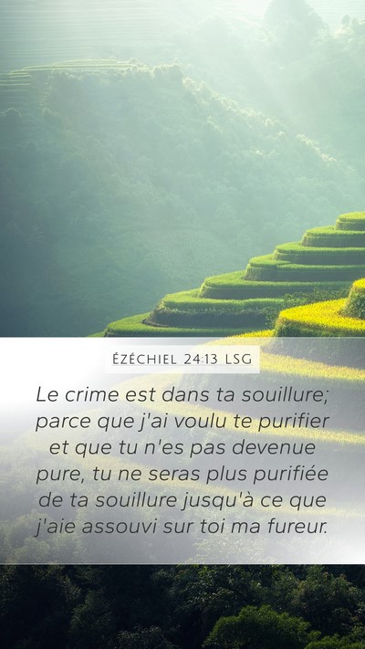 Ézéchiel 24:13 LSG Bible Verse Image