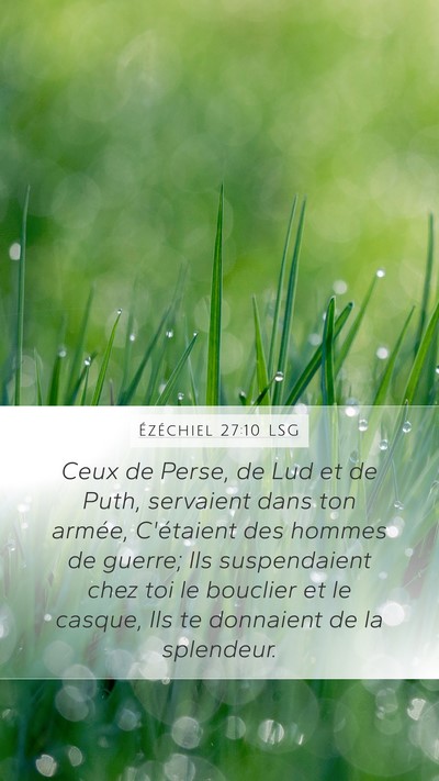 Ézéchiel 27:10 LSG Bible Verse Image
