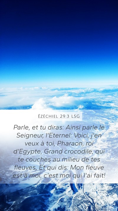 Ézéchiel 29:3 LSG Bible Verse Image