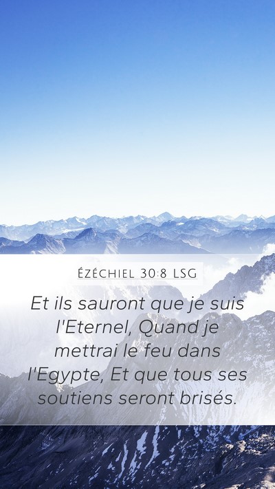 Ézéchiel 30:8 LSG Bible Verse Image