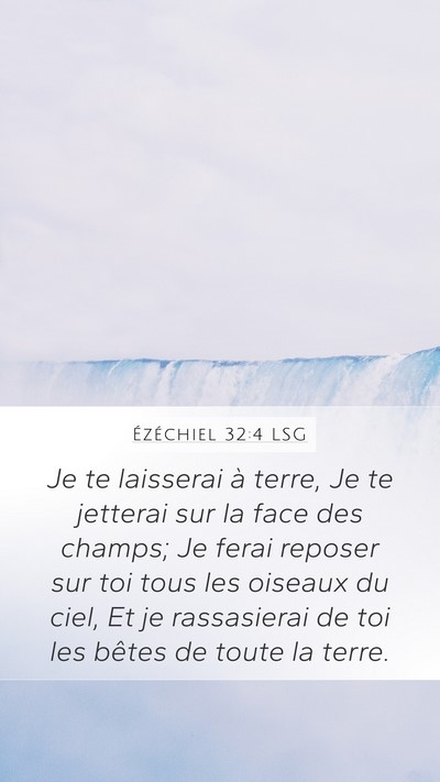 Ézéchiel 32:4 LSG Bible Verse Image