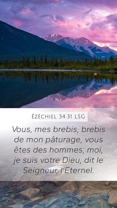 Ézéchiel 34:31 LSG Bible Verse Image