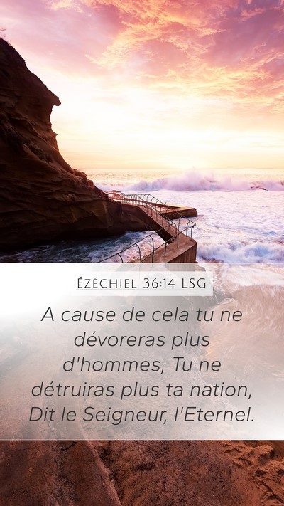 Ézéchiel 36:14 LSG Bible Verse Image