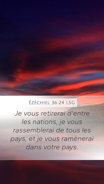 Ézéchiel 36:24 LSG Bible Verse Image