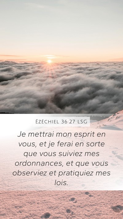 Ézéchiel 36:27 LSG Bible Verse Image