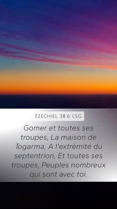 Ézéchiel 38:6 LSG Bible Verse Image